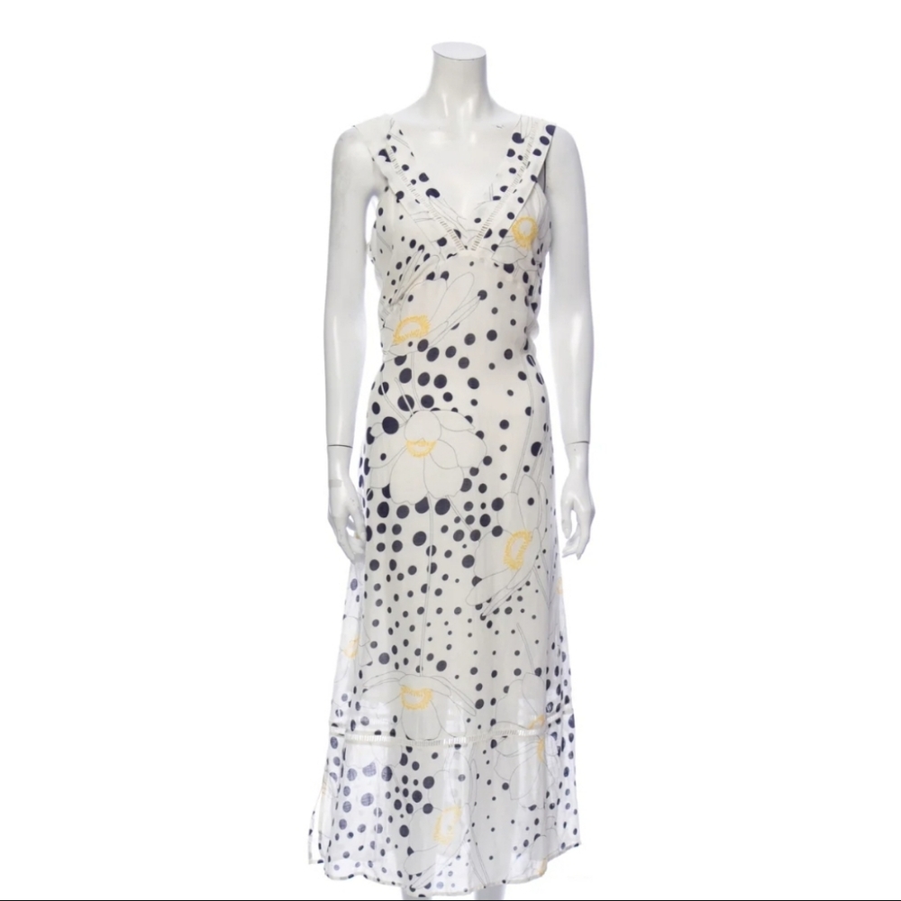SEE BY CHLOÉ Polka Dot Print Long Dress